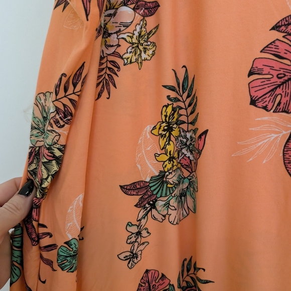 Floral Peach Nightie 3x Carisma - Picture 4 of 7